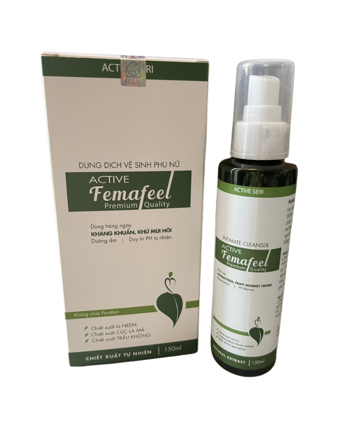Dung Dịch Vệ Sinh Phụ Nữ Active Femafeel 150ml-100% Thiên Nhiên,An Toàn Mẹ Bầu